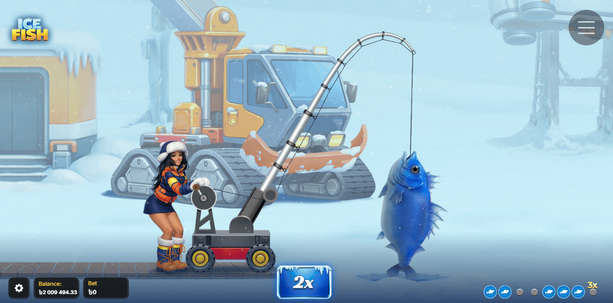 BC.Game'da InOut Games Ice Fish g'ildiragi va baliq bonusi