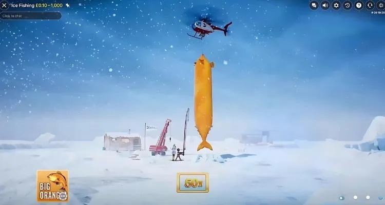Ice Fish bonus ochilish ekrani