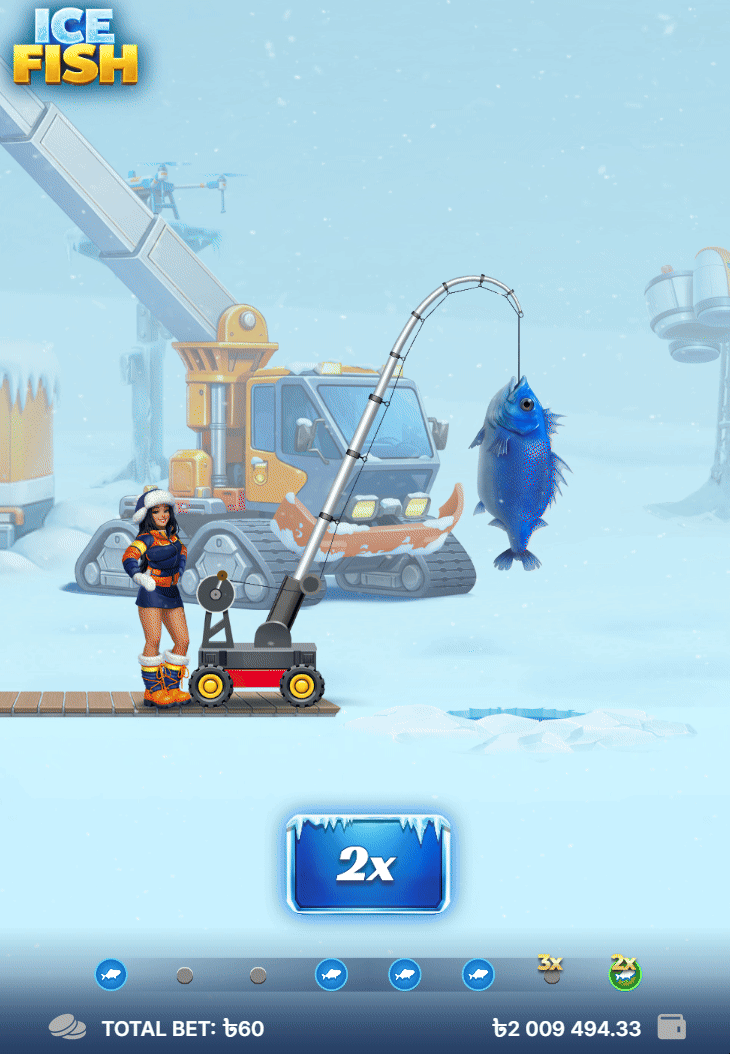 Telefonda Ice Fish mobil o'yin